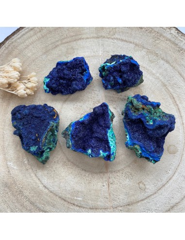 Azurite Malachite brute (Equilibre émotionnel / clairvoyance) Toutes les collections ici