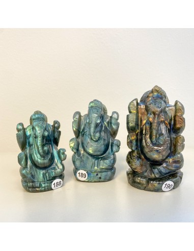 Ganesh en Labradorite (protection) de pas cher