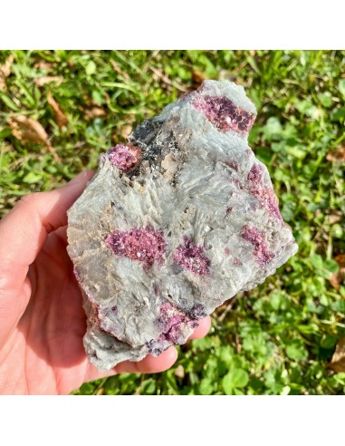 Lépidolite brute et albite bleue (lâcher prise mental, émotionnel et physique) acheter