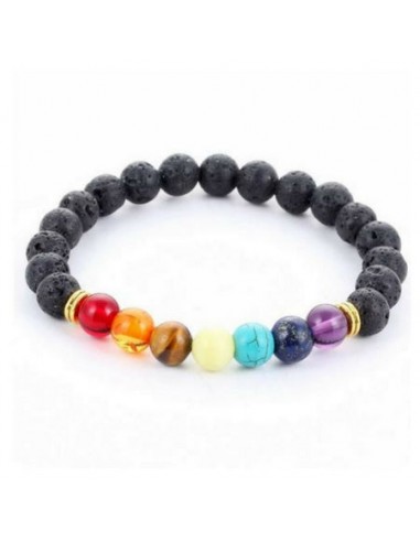 Bracelet "Guérison Pierres de lave 7 Chakras" (2 achetés + 1 offert) 2023