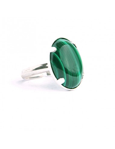 Bague argent Malachite Les magasins à Paris et en Île-de-France