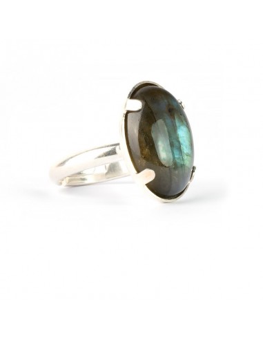 Bague argent Labradorite de l' environnement