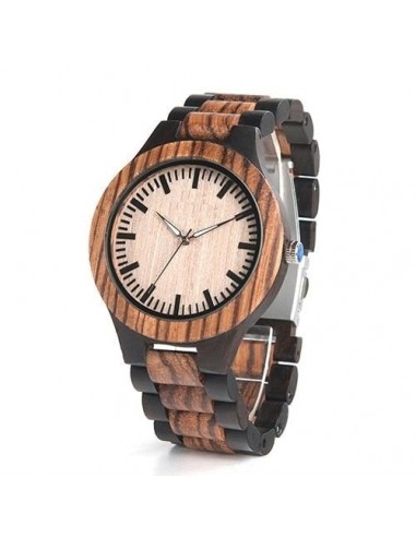 Montre en bois homme - Ébène français