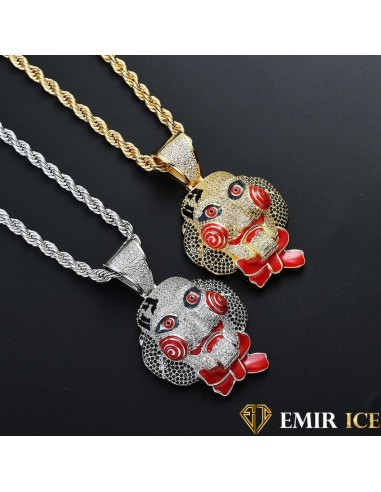 COLLIER PENDENTIF SAW 6IX9INE la chaussure