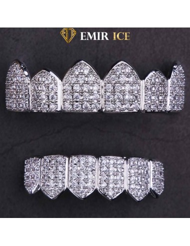 GRILLZ EMIR LUXURY OR BLANC la chaussure