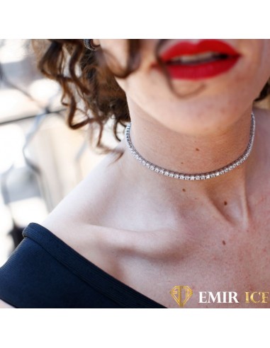 COLLIER FEMME DIAMANT RAS DE COU à prix réduit toute l'année