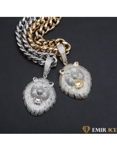 COLLIER PENDENTIF TETE DE LION de technologie