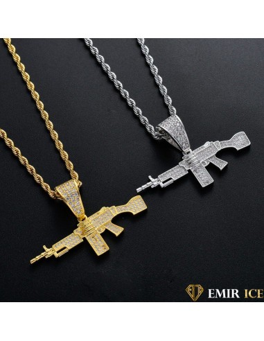 COLLIER PENDENTIF AK 47 KALASHNIKOV l'achat 