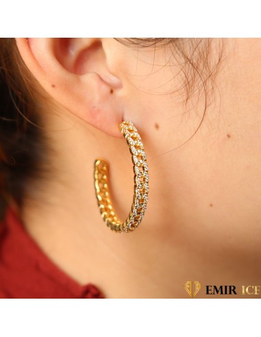 BOUCLE D'OREILLE "EMIR CUBA" | OR JAUNE suggérées chez