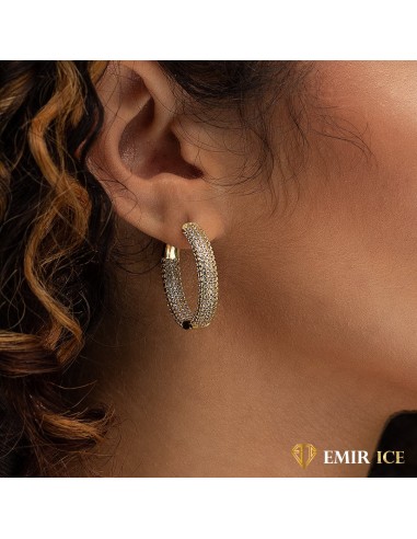 BOUCLE D'OREILLE "EMIR MARBELLA" | OR JAUNE acheter en ligne