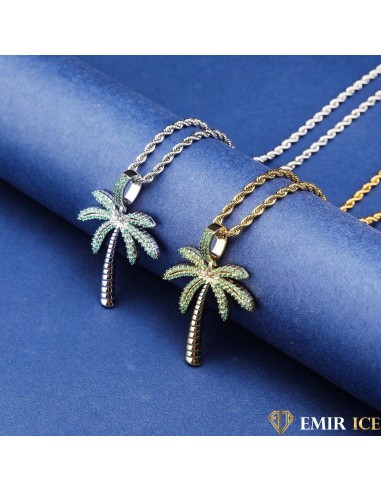 COLLIER PENDENTIF PALMIER ICE des créatures d'habitude