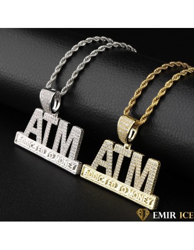 COLLIER PENDENTIF ADDICTED TO MONEY chez Cornerstreet bien 