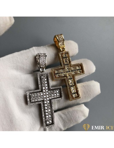 COLLIER PENDENTIF ROTATIF CROIX CHRÉTIENNE paiement sécurisé