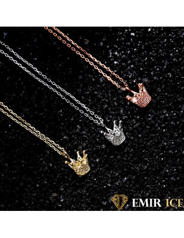 COLLIER "EMIR CROWN" | ARGENT 925 Dans la société mordern