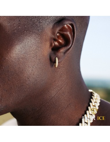 BOUCLE D'OREILLE JONC DIAMANT OR JAUNE ouvre sa boutique