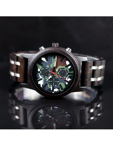 Montre en Bois homme "Adventure" pas cheres