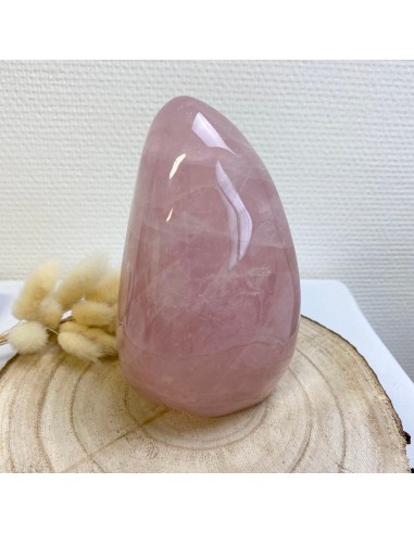 Grosse Forme libre en Quartz Rose (amour / apaisement) Comment ça marche