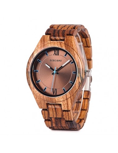 Montre en Bois homme "Classic Wood" une grave pollution 