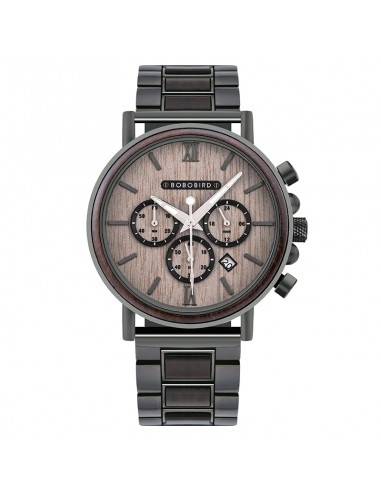 Montre en Bois homme - Fusion Grey 2024