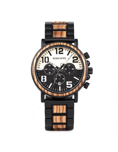 Montre en Bois homme - Twice Pour