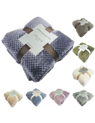 Couverture Flanelle "Cocooning" - 7 dimensions disponibles de la marque