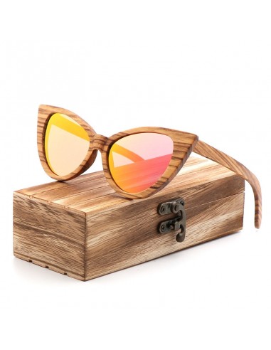 Lunettes de Soleil en Bois - Butterfly la livraison gratuite