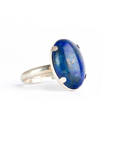 Bague argent Lapis-Lazuli la colonne vertébrale